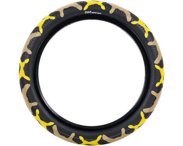 Cult Vans Tire (Yellow Camo/Black) (Wire) (20") (2.4") (406 ISO) (Wire)