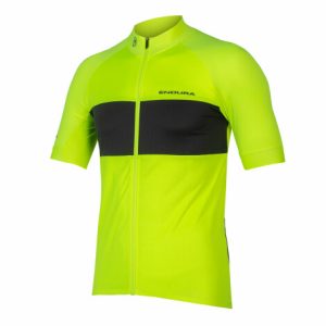 Endura FS260-Pro II Short Sleeve Cycling Jersey - Yellow / 2XLarge