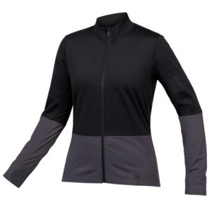 Endura Women's FS260 Jetstream Long Sleeve Jersey - Black / Medium