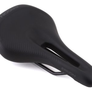 Ergon SM E-Mountain Sport Women's Saddle (Black) (Chromoly Rails) (M/L) (155mm) (E-Bike)