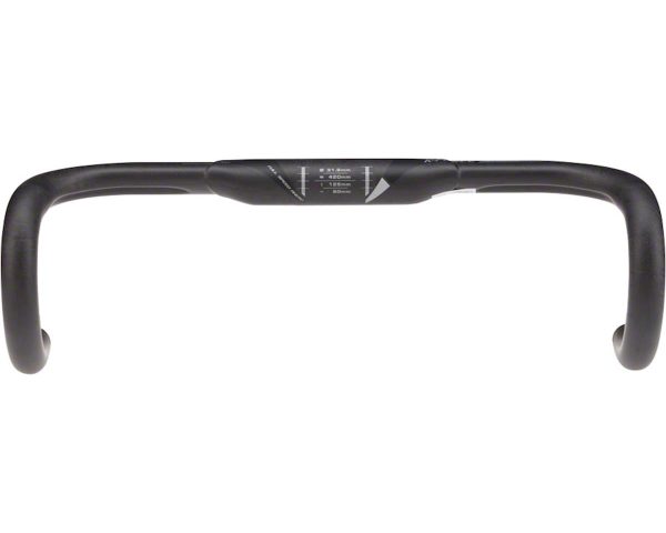 FSA K-Force Compact Carbon Handlebar (Black) (31.8mm) (42cm)