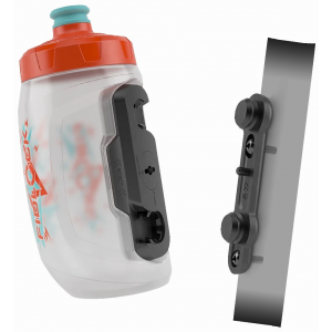 Fidlock | Twist Bottle 450 Kids + Bike Base 450, Clear / Orange / Blue | Polyurethane