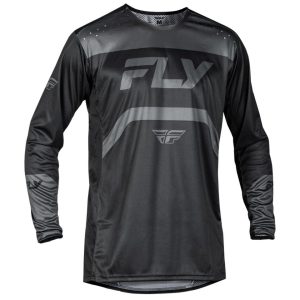 Fly Racing Rayce Long Sleeve Jersey (Black/Charcoal) (2XL)