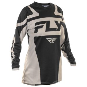 Fly Racing Women's F-16 Jersey (Black/White) (L)