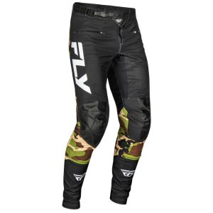 Fly Racing Youth Rayce Bicycle Pants (Black/Camo) (18)