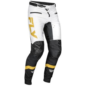 Fly Racing Youth Rayce Bicycle Pants (White/Black/Gold) (18)