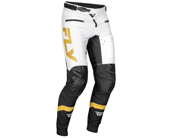 Fly Racing Youth Rayce Bicycle Pants (White/Black/Gold) (18)