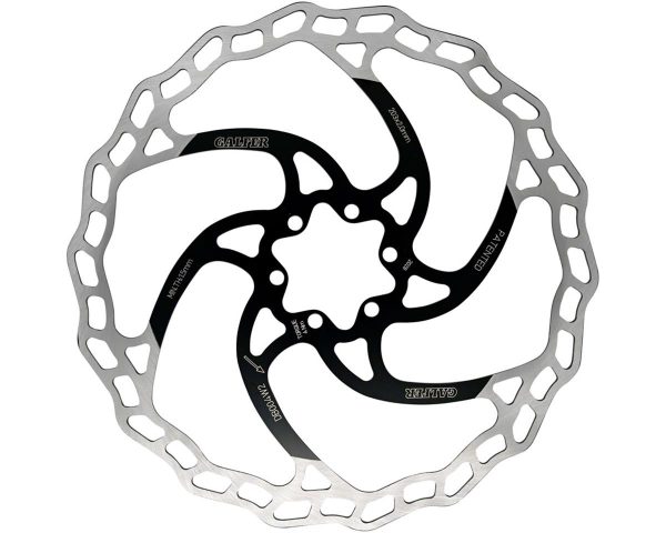 Galfer Wave MTB/E-Bike Disc Brake Rotor (Silver) (6-Bolt) (203mm)