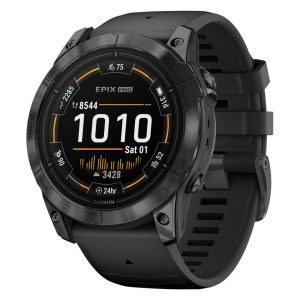 Garmin Epix Pro Standard GPS Smartwatch (Slate Grey + Black Band) (51mm Case) (Stainless Steel Bezel