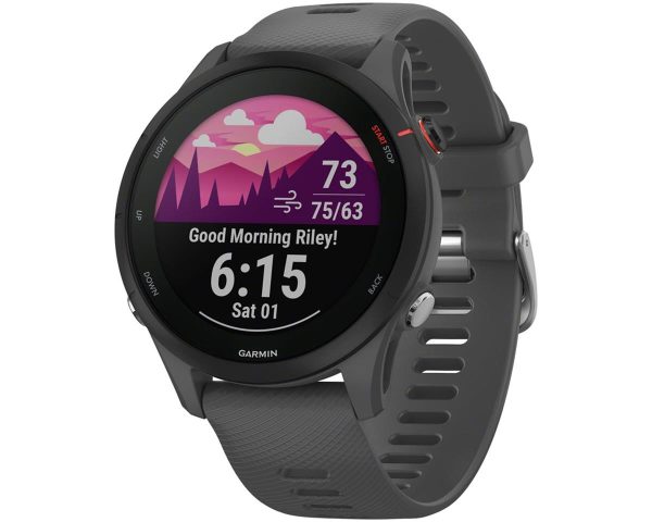 Garmin Forerunner 255 GPS Smartwatch (Slate Grey) (46mm Case) (MIP Display)