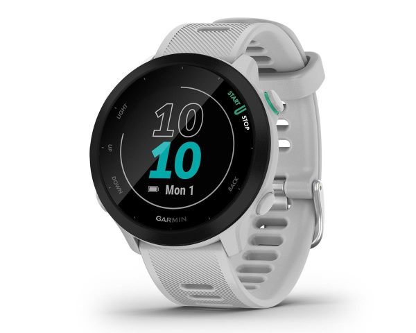 Garmin Forerunner 55 GPS Running Watch (Whitestone)