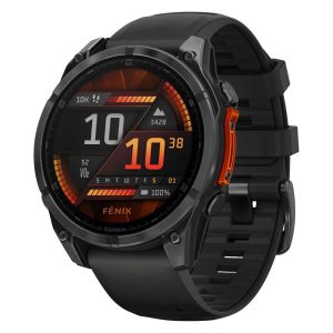 Garmin fenix 8 GPS Smartwatch (Slate Grey/Black) (47mm Case)