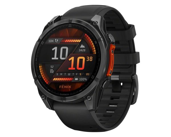 Garmin fenix 8 GPS Smartwatch (Slate Grey/Black) (47mm Case)