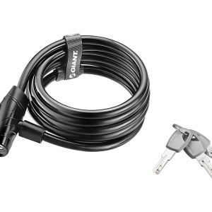 Giant Flex Key Cable Bike Lock (Black) (W/ Bracket)