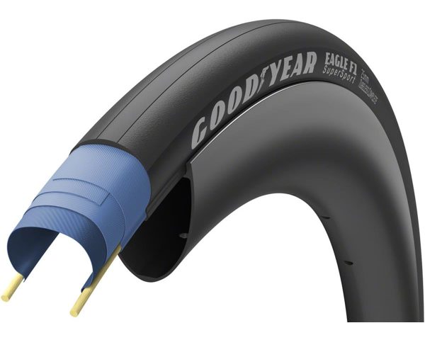 Goodyear Eagle F1 SuperSport Tubeless Road Tire (Black) (Folding) (700c) (25mm) (Dynamic:GSR/R:Shiel