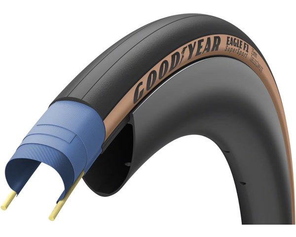 Goodyear Eagle F1 SuperSport Tubeless Road Tire (Tan Wall) (Folding) (700c) (25mm) (Dynamic:GSR/R:Sh