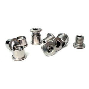 I.D CR-MO Single Chainring Bolts - Silver