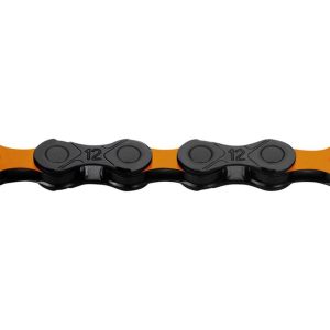 KMC DLC 12 Chain (Black/Orange) (12 Speed) (126 Links)