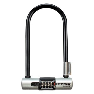 Kryptonite Kryptolok Combo U-Lock (Black/Grey) (4" x 9") (w/ Bracket)