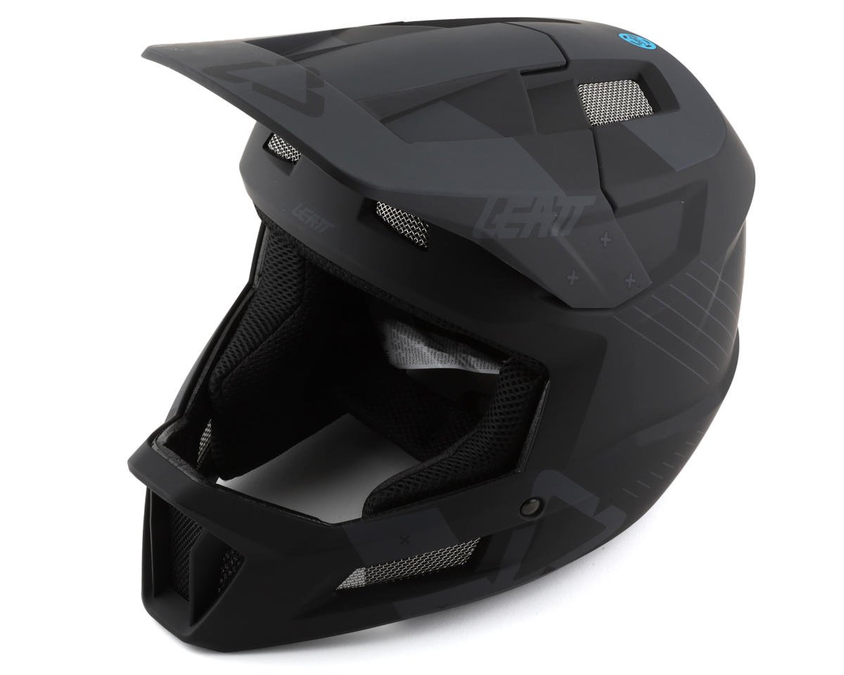 Leatt MTB Gravity 2.0 Men's Full Face Helmet (Stealth) (XS) - In The ...