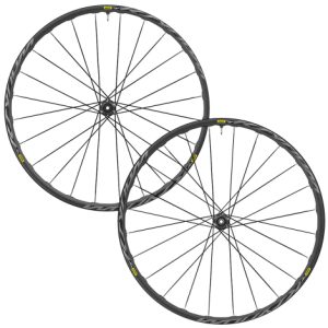 Mavic Ksyrium UST CL Disc Road Wheelset - 700c - Black / 12mm Front - 142x12mm Rear / Shimano / Centerlock / Pair / 10-11 Speed / Tubeless / 700c