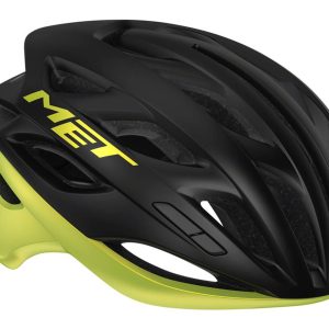 Met Estro MIPS Helmet (Gloss Black/Lime Yellow Metallic) (M)