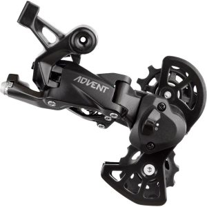 Microshift ADVENT Super Short Rear Derailleur (Black) (1 x 9 Speed) (Short Cage) (w/ Clutch)