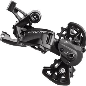 Microshift Acolyte Super Short Rear Derailleur (Black) (1 x 8 Speed) (Short Cage) (w/ Clutch)