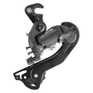 Microshift M21 Rear Derailleur (Black) (6/7 Speed) (Long Cage) (Dropout Claw Hanger)