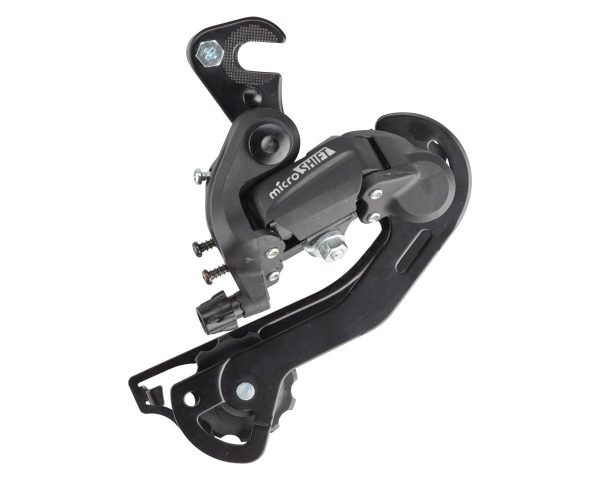 Microshift M21 Rear Derailleur (Black) (6/7 Speed) (Long Cage) (Dropout Claw Hanger)