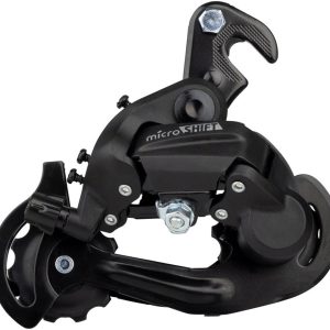 Microshift M21 Rear Derailleur (Black) (6/7 Speed) (Short Cage) (Dropout Claw Hanger)