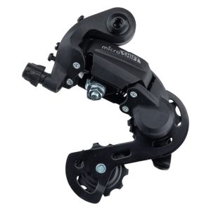 Microshift M21 Rear Derailleur (Black) (6/7 Speed) (Super Short Cage)