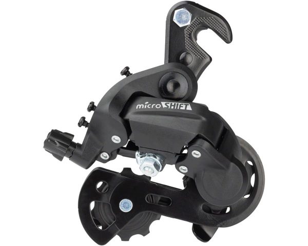 Microshift M21 Rear Derailleur (Black) (6/7 Speed) (Super Short Cage) (Dropout Claw Hanger)