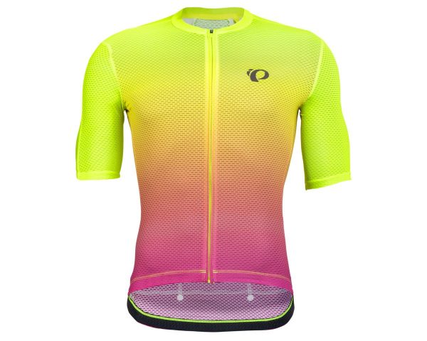 Pearl Izumi PRO Air Mesh Short Sleeve Jersey (Screaming Yellow Gradient) (L)