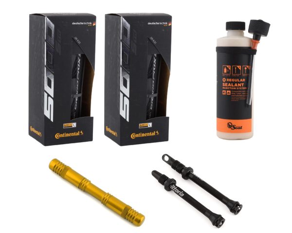 Performance Road Tubeless Pro Starter Kit (w/ Continental GP 5000 S & Dynaplug Racer Pro)