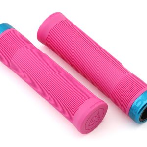 Race Face Chester Lock-On Grips (Magenta/Turquoise) (34mm)