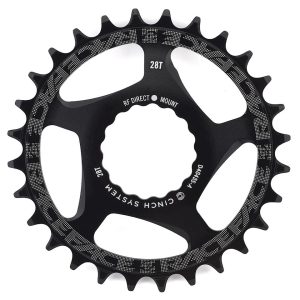 Race Face Narrow-Wide CINCH Direct Mount Chainring (Black) (1 x 9-12 Speed) (Single) (28T) (3mm Offs