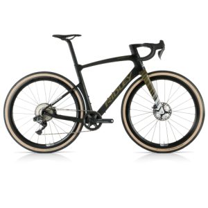 Ridley Kanzo Fast GRX Di2 Levanto Carbon Gravel Bike - Black / Battleship Grey / Camo Green / Medium