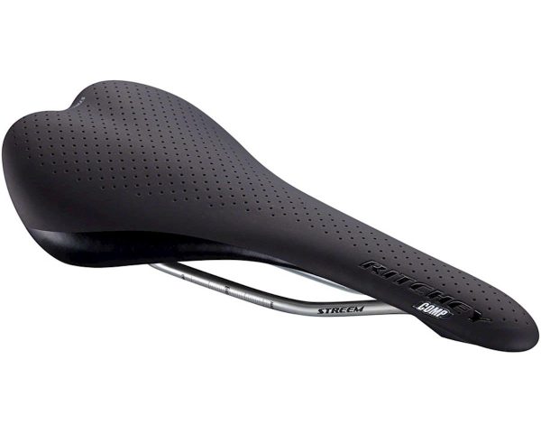 Ritchey Comp Streem Saddle (Black) (Steel Rails) (145mm)