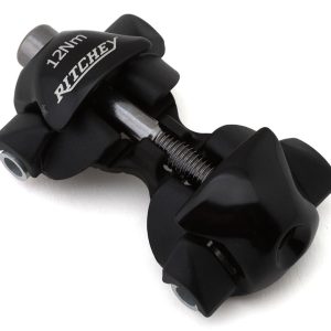 Ritchey WCS Carbon 1-Bolt Seatpost Complete Clampset (Black) (7 x 7 mm Rails)