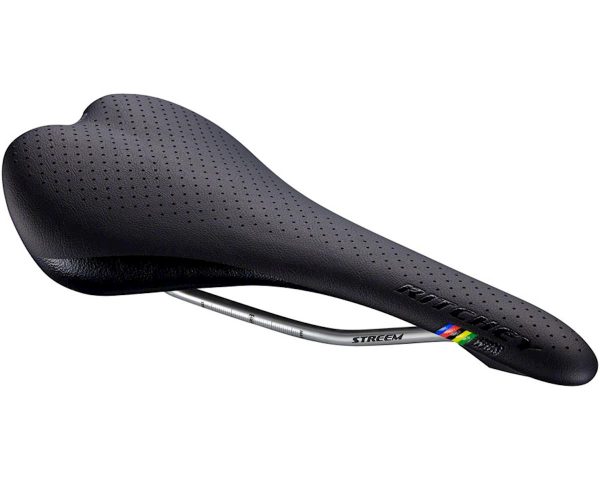 Ritchey WCS Streem Saddle (Black) (Titanium Rails) (132mm)