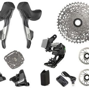 SRAM Apex AXS XPLR Gravel Groupset (Black) (1 x 12 Speed) (11-44T)