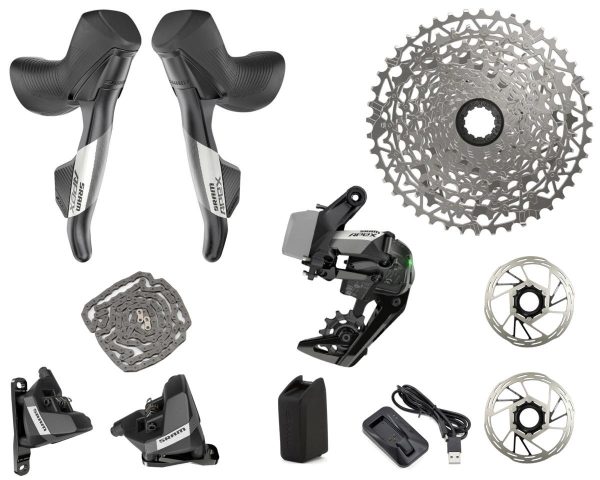 SRAM Apex AXS XPLR Gravel Groupset (Black) (1 x 12 Speed) (11-44T)