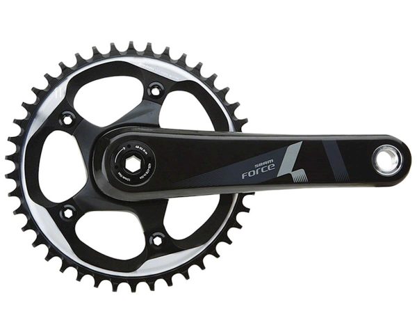 SRAM Force 1/CX1 Crankset (Black) (1 x 10/11 Speed) (GXP Spindle) (170mm) (42T) (110 BCD)