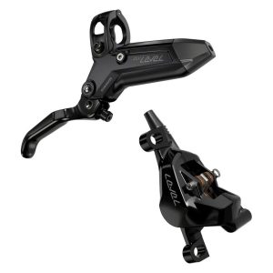 SRAM Level Silver Stealth 2-Piston Hydraulic Disc Brake (Black) (Post Mount) (Left) (Caliper Include