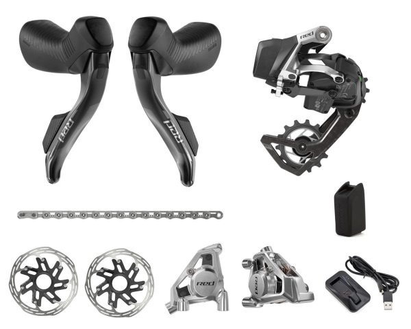 SRAM RED AXS 1x Road Groupset (Black) (1 x 12 Speed) (E1) (2024)