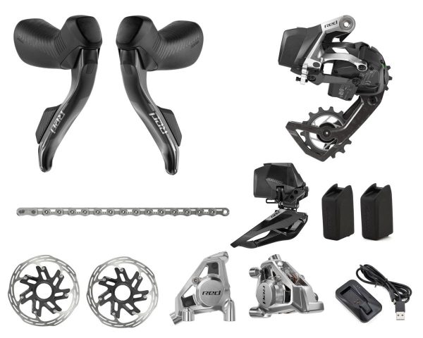 SRAM RED AXS Road Groupset (Black/Silver) (2 x 12 Speed) (E1) (2024)