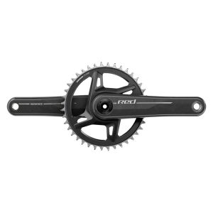 SRAM RED XPLR 1x Crankset (Natural Carbon) (12/13 Speed) (DUB Wide) (165mm) (40T) (E1) (2024)