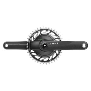 SRAM RED XPLR AXS 1x Power Meter Crankset (Natural Carbon) (12/13 Speed) (170mm) (40T) (DUB Wide) (E