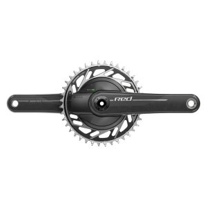 SRAM RED XPLR AXS 1x Power Meter Crankset (Natural Carbon) (12/13 Speed) (175mm) (40T) (DUB Wide) (E